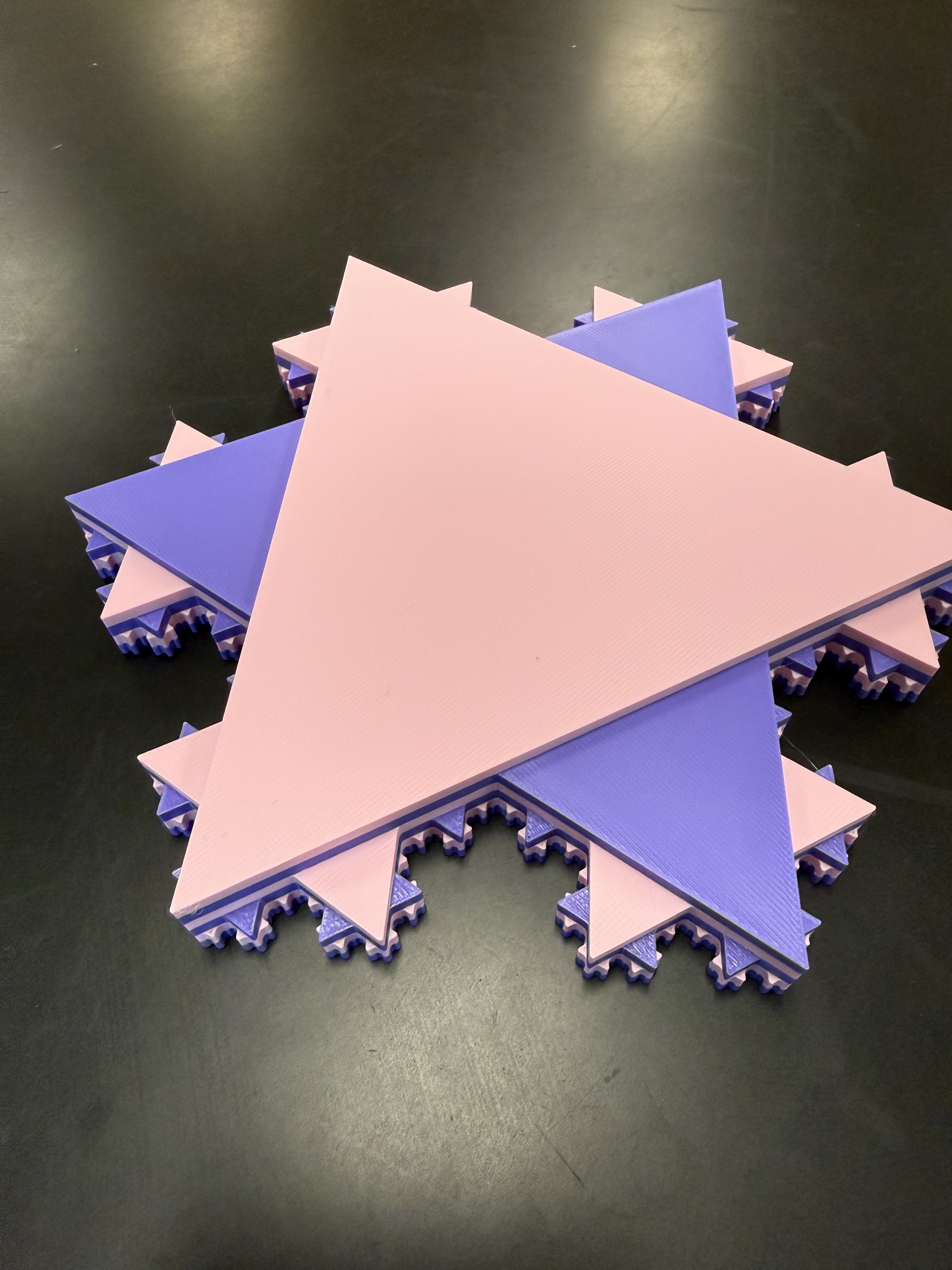 Koch Snowflake with a stack