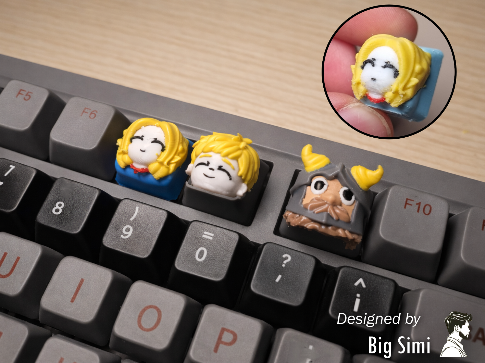 Marcille Keycap – Dungeon Food