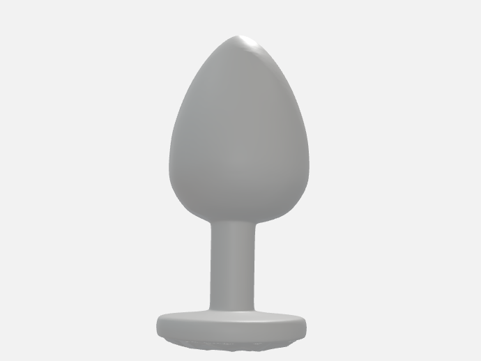 MEDIUM anal plug but plug bdsm