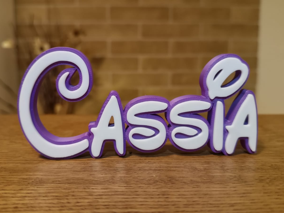Cassia Name Disney Font