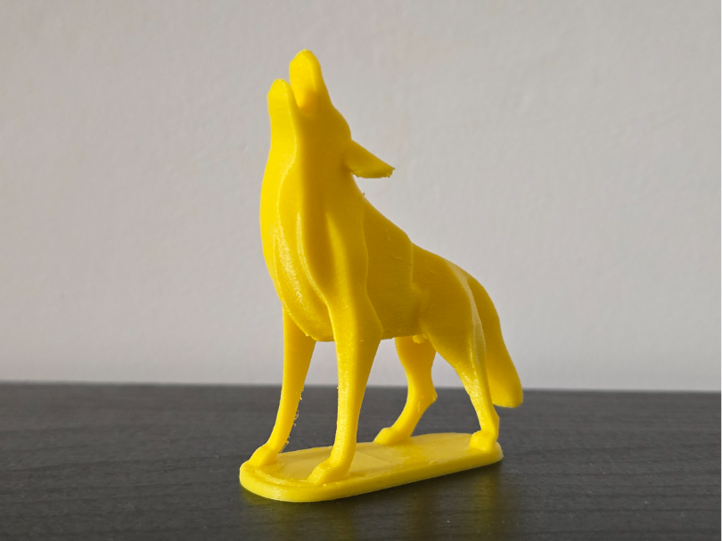 Modern Wolf Statue