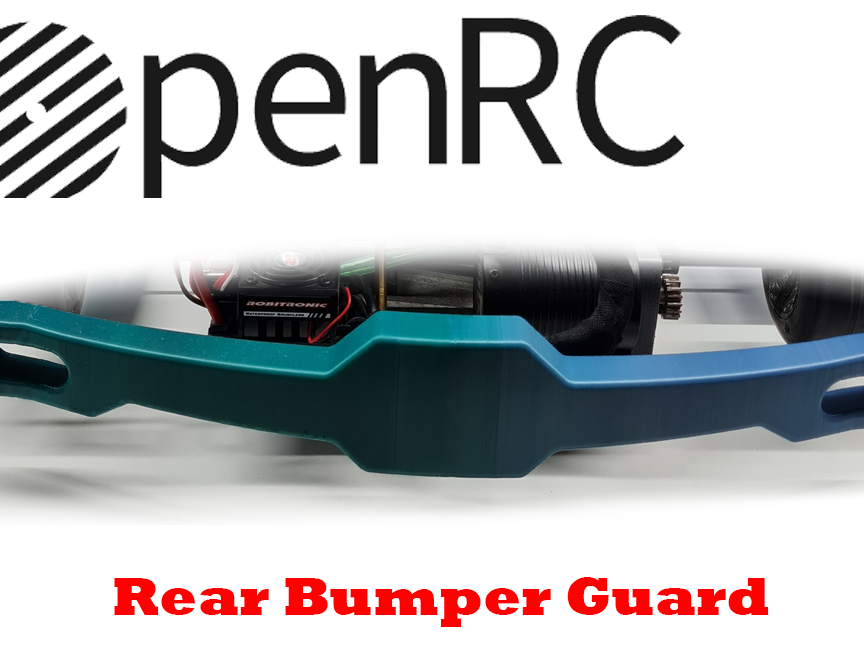 Rear Bumper Guard for OpenRC Kart - Authentic