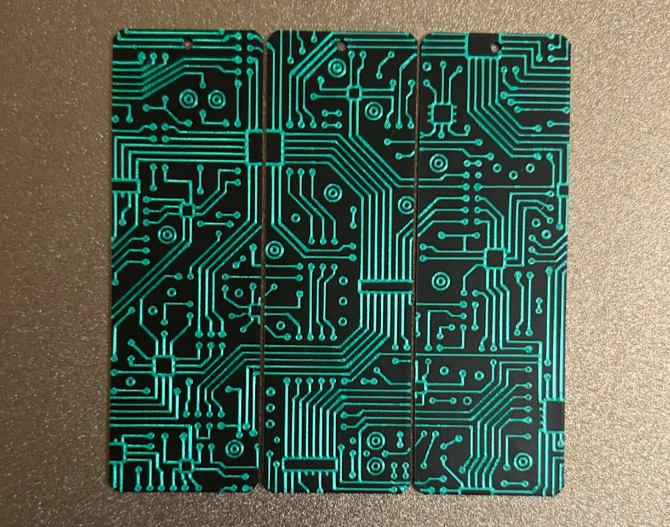 3 Circuit Board Bookmarks