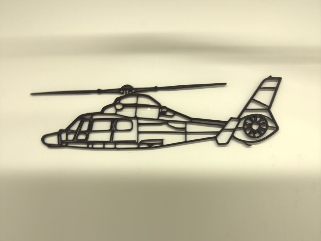 Silueta de helicóptero Airbus Dauphin AS365N3+