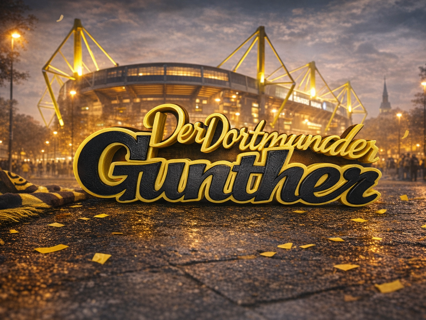 Schriftzug Günther der Dortmunder