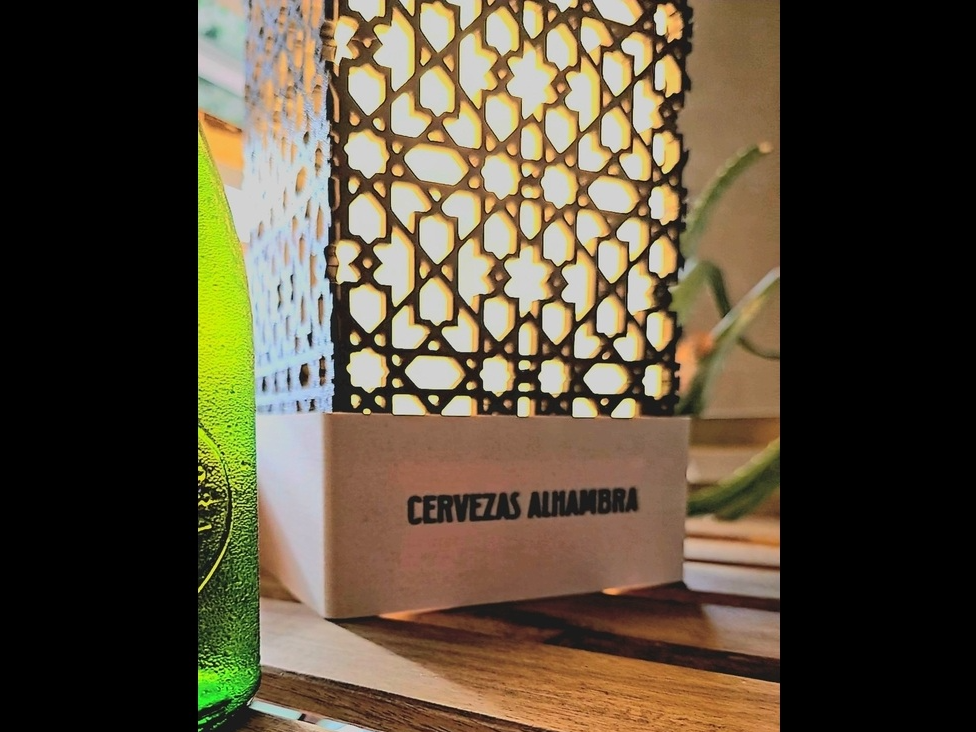 Lámpara de Cervezas Alhambra