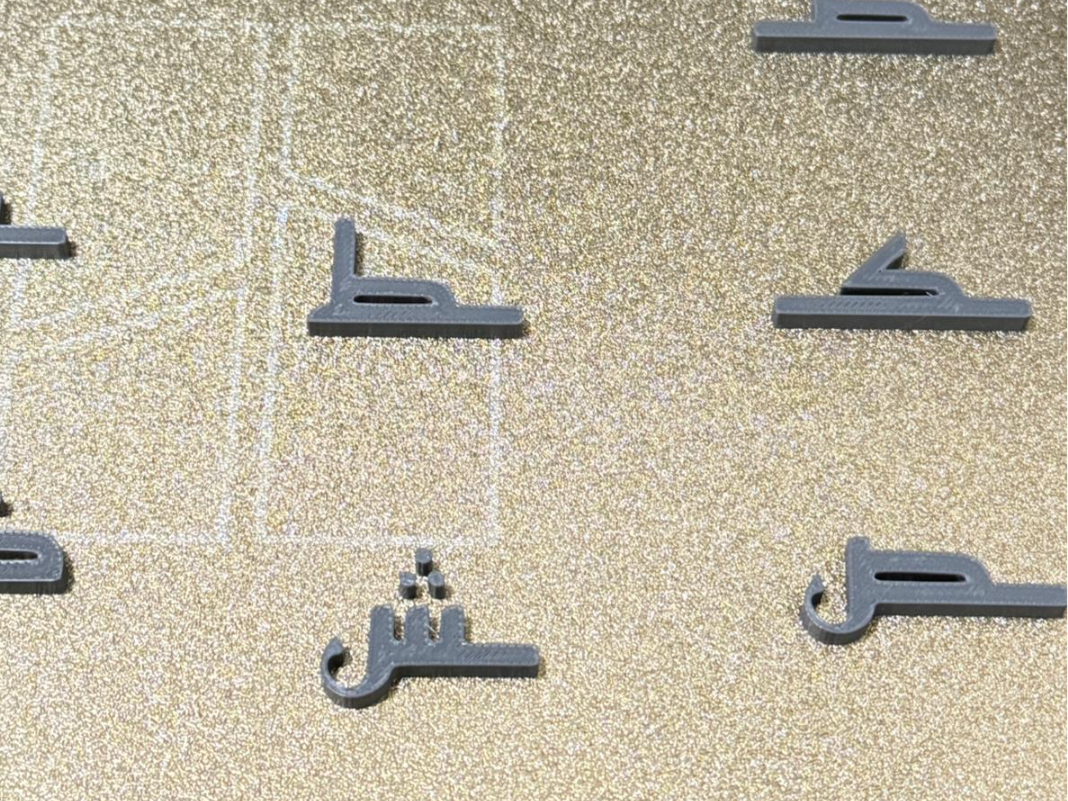 complete Arabic Alphabet - Kufi Font