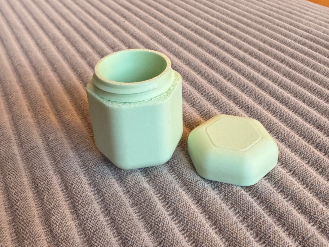 Hexagon Travel Container