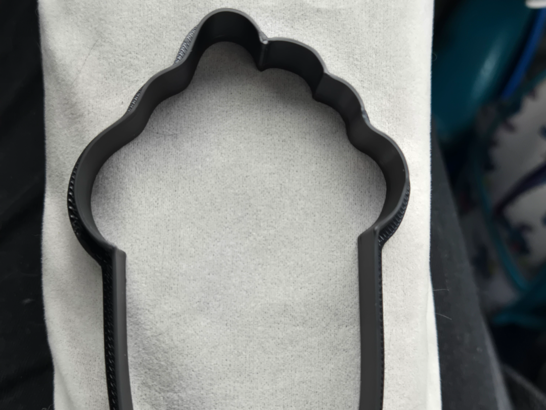 Hot chocolate with cream cookie cutter
