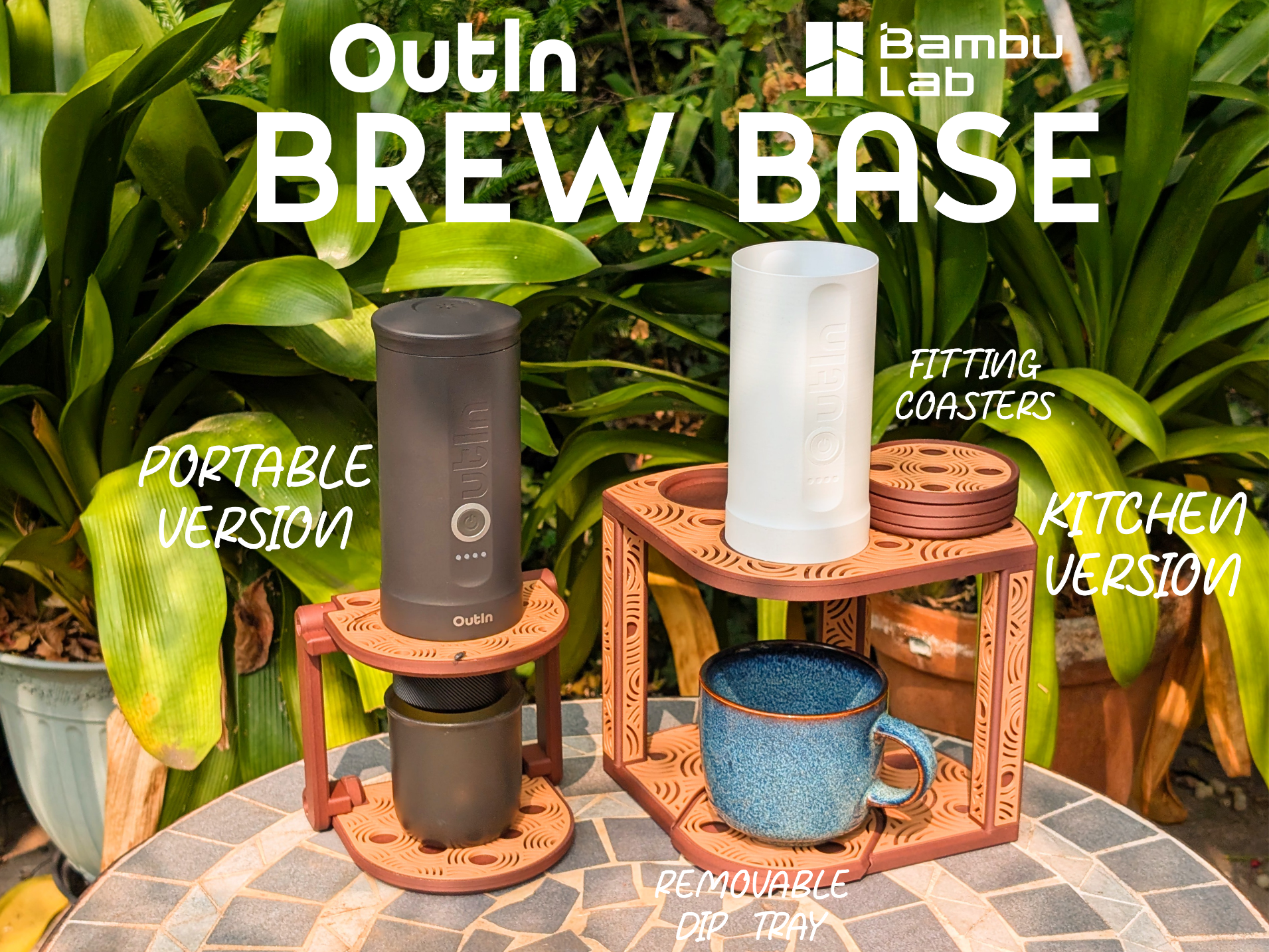 OutIn - Brew Base - for Nano Espresso Maker