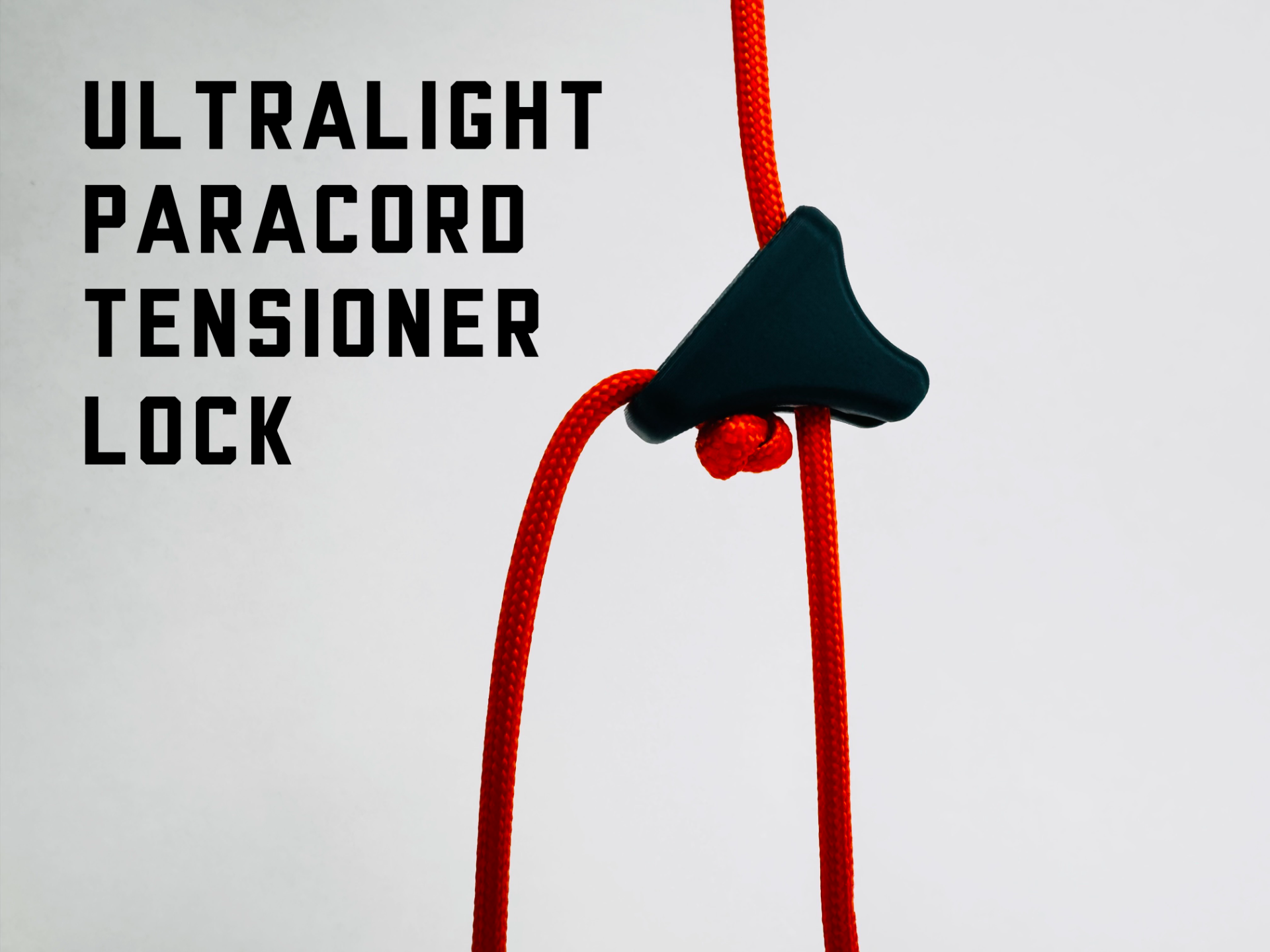 Ultralight Paracord Tensioner  Lock