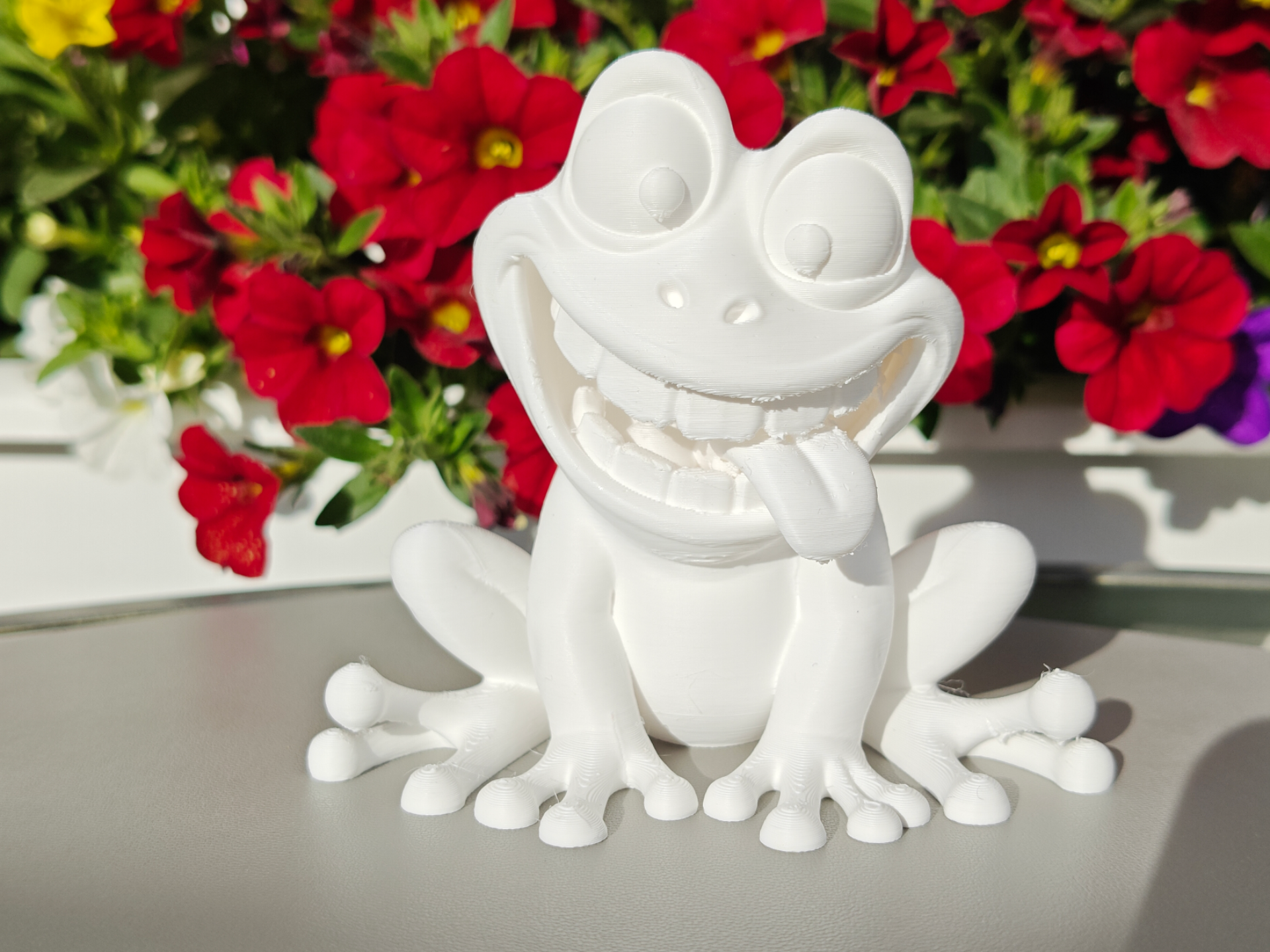 Funny Crazy Frog Desk Mascot
