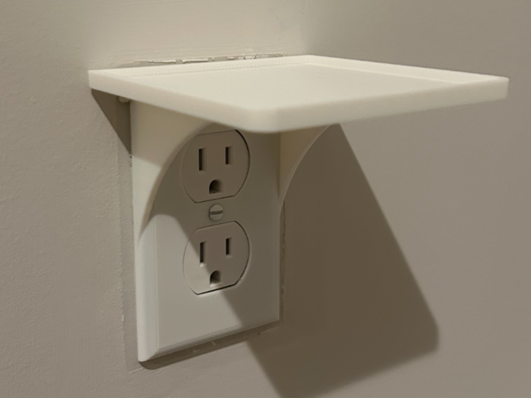 "Duplex" Style Outlet Shelf
