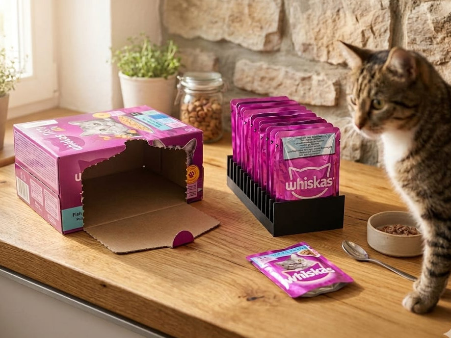 Katzenfutter Futterbeutel Spender