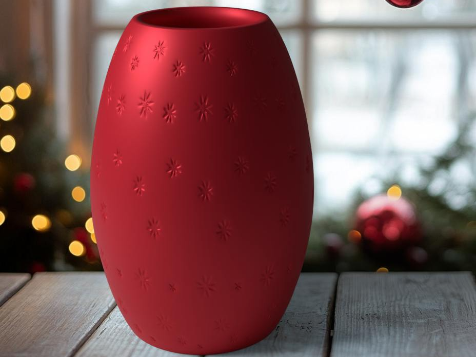 Hollyberry Vase for Festive Decor