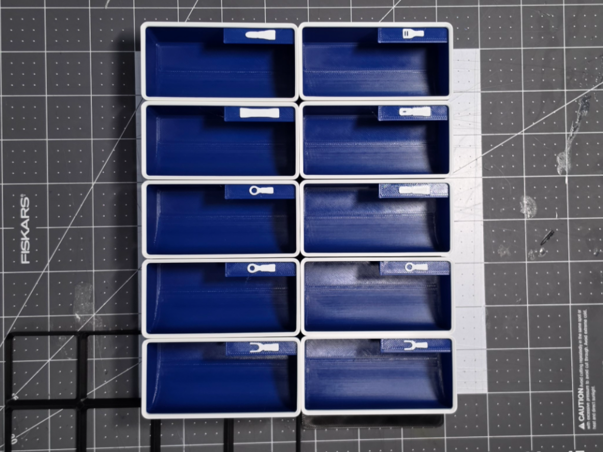 Gridfinity Crimp Connector Bins