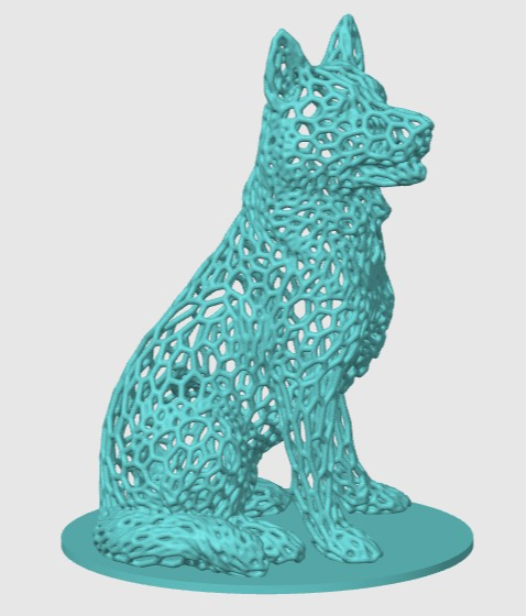 Voronoi german shepherd