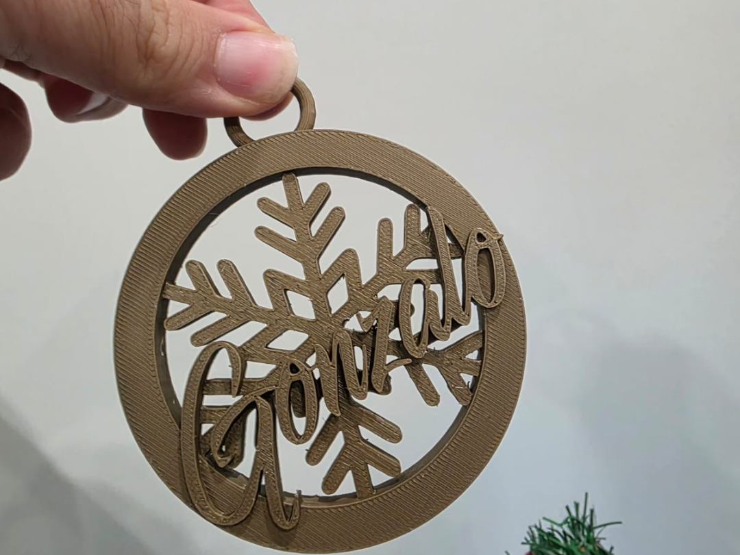 bola navidad personalizada con nombre (Gonzalo)