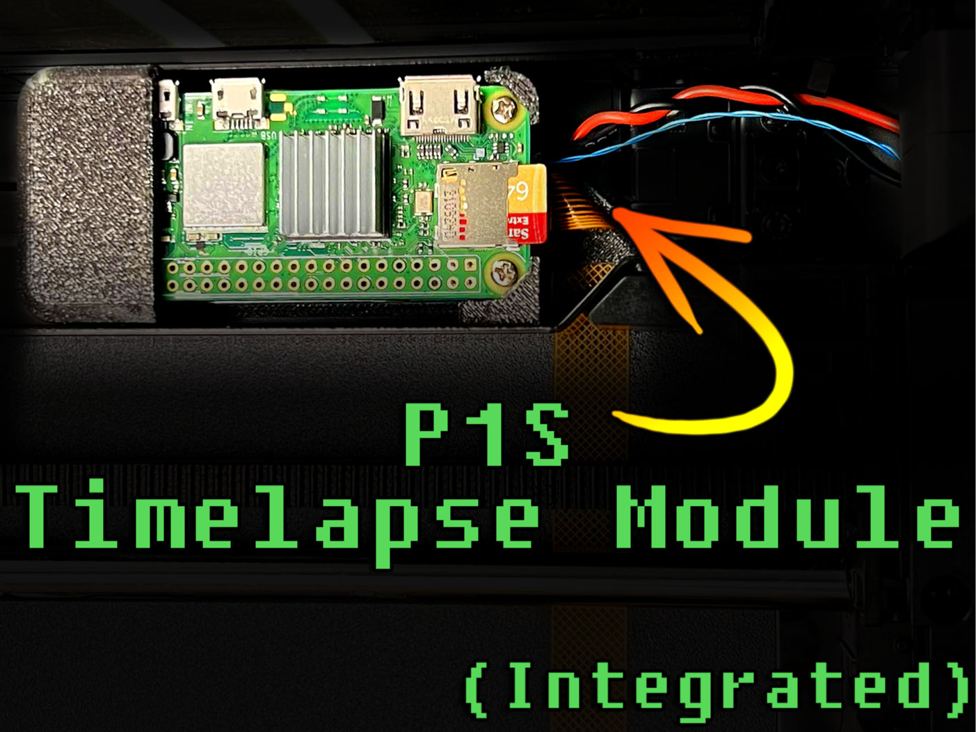 Integrated Timelapse Module for BambuLab P1S
