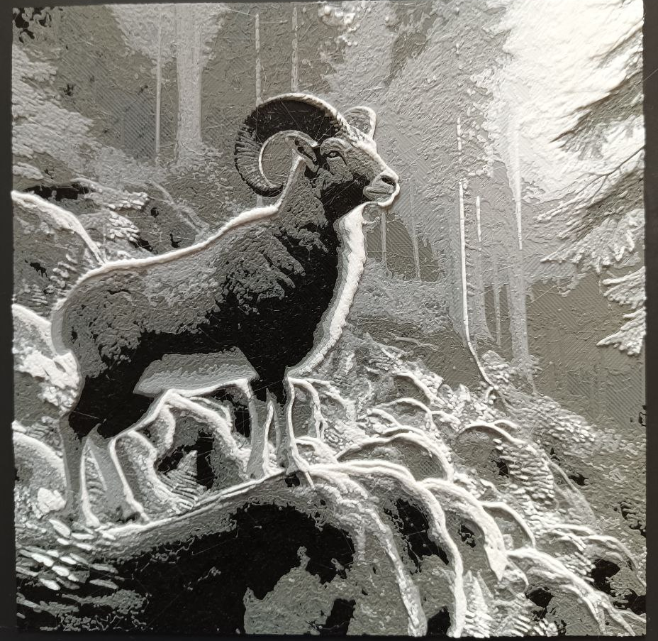 Mouflon - HueForge