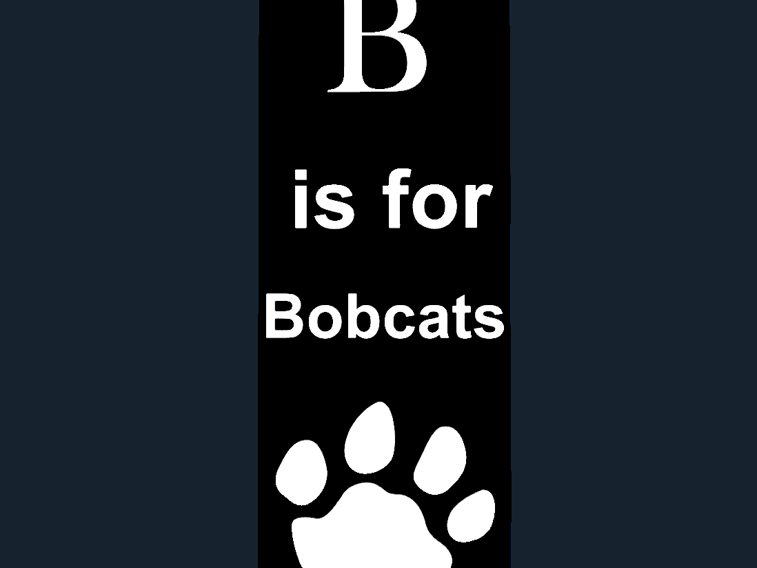 B Is For Bobcats Bookmark