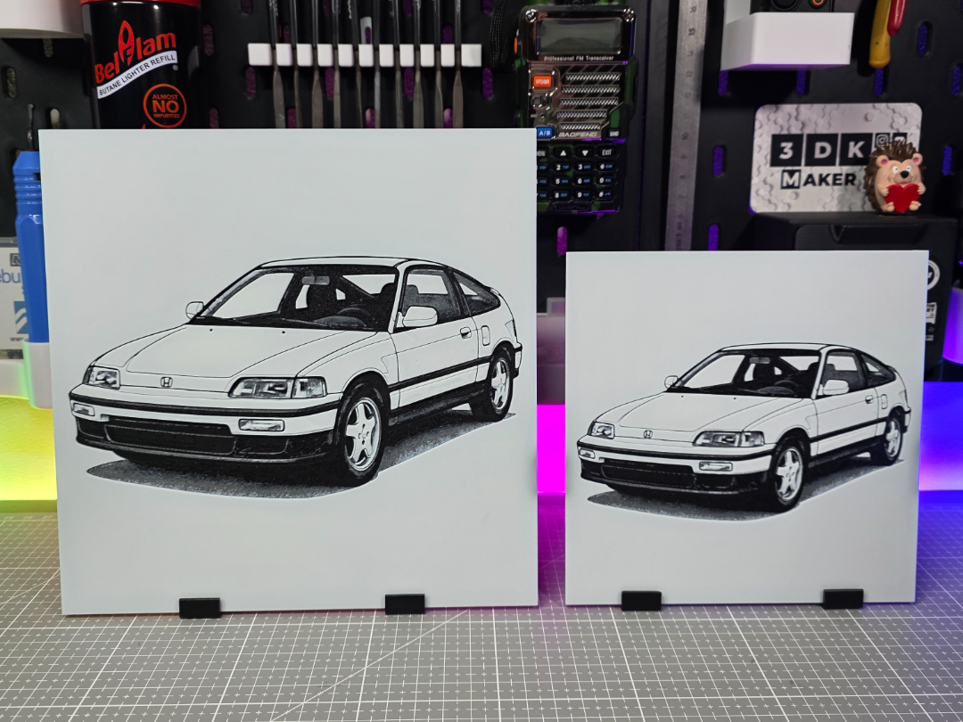 Honda CR-X ED9 - Hueforge - 3 Colors