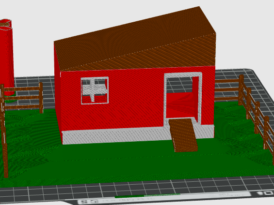Chicken Coop with open back