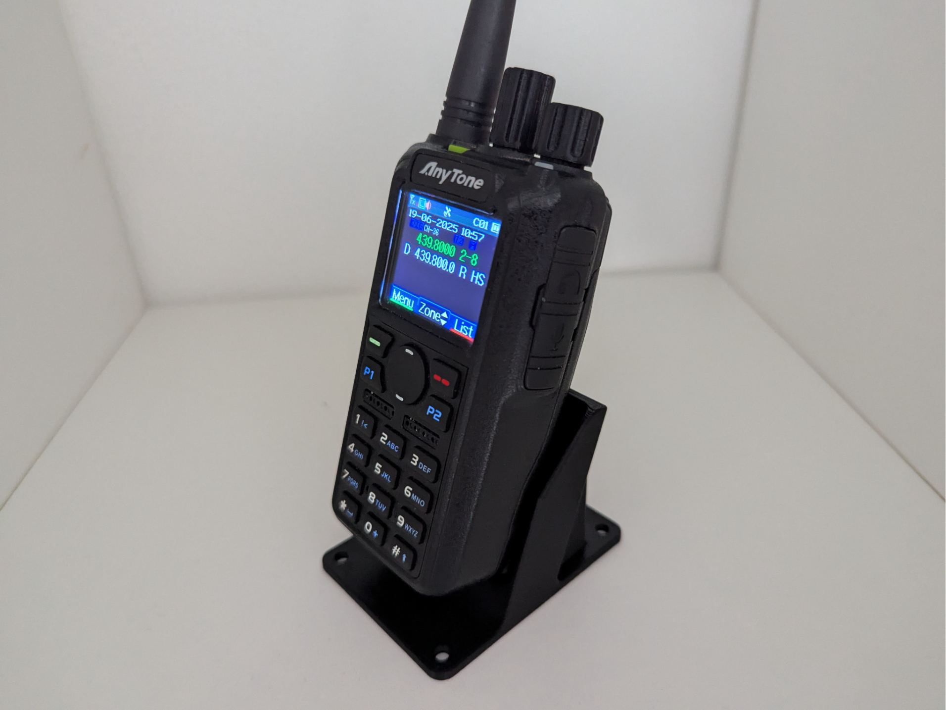 Desk Stand for Anytone 878 (no hardware needed)