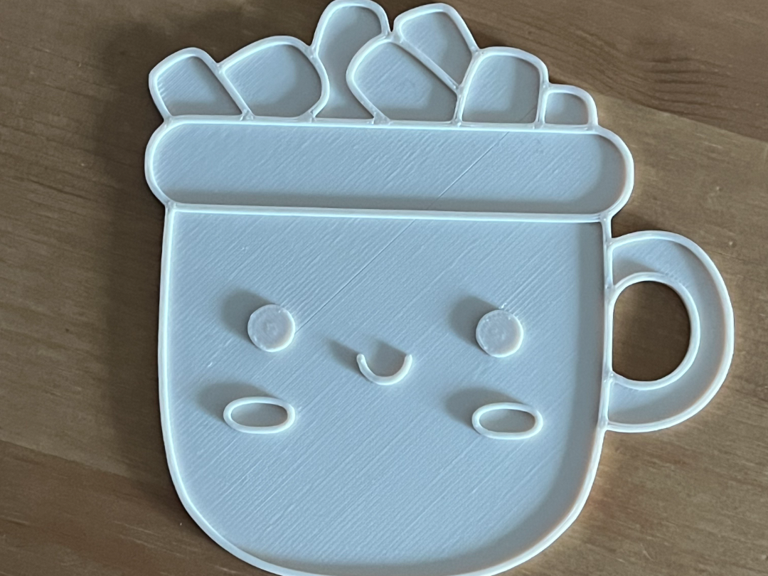 cute hot chocolate colouring sheet