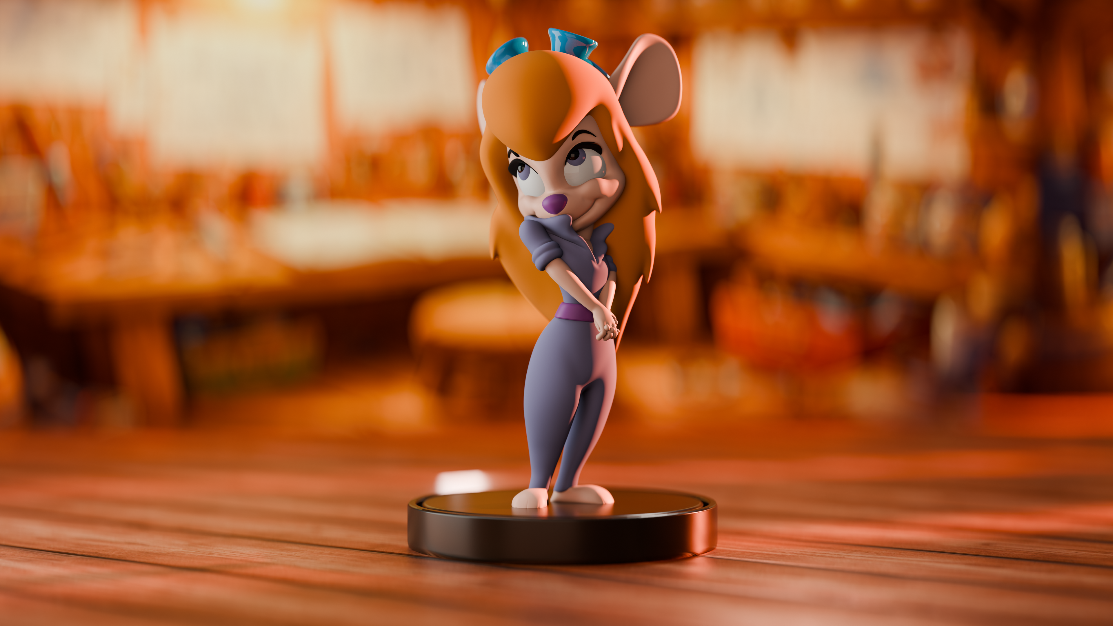 Rescue Rangers Gadget Hackwrench Figurine