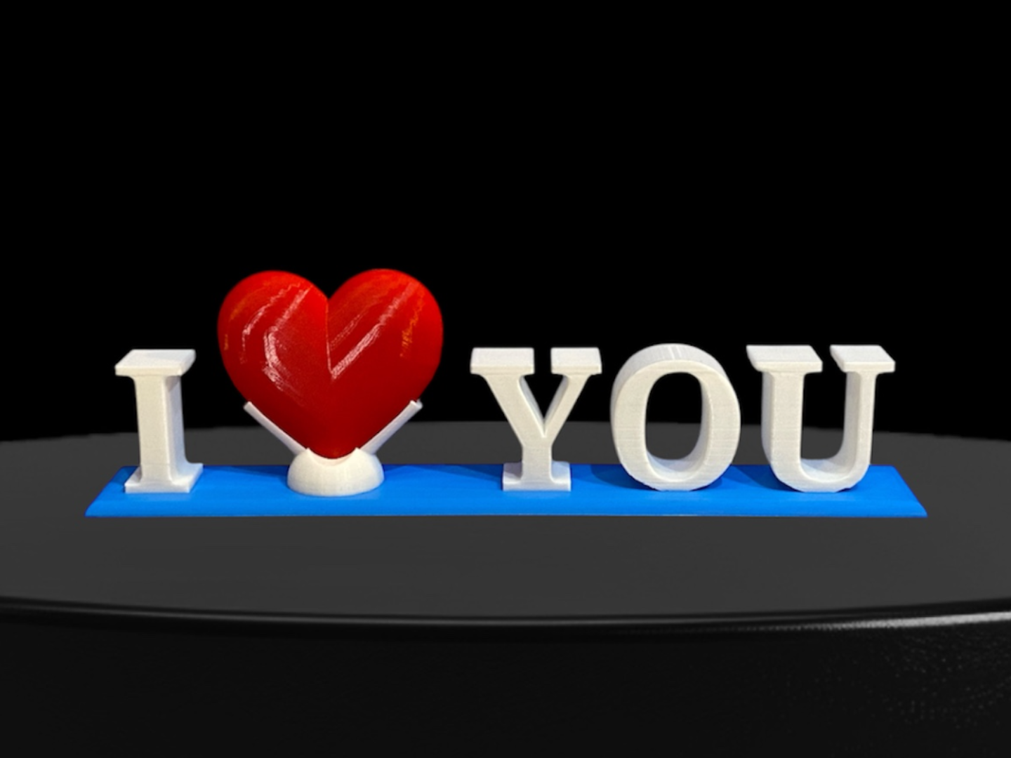 I Love You Heart Display