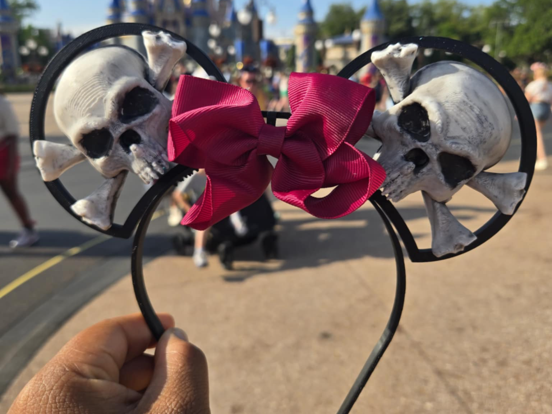 Cursed Pirate Skull Disney Theme Park Ears