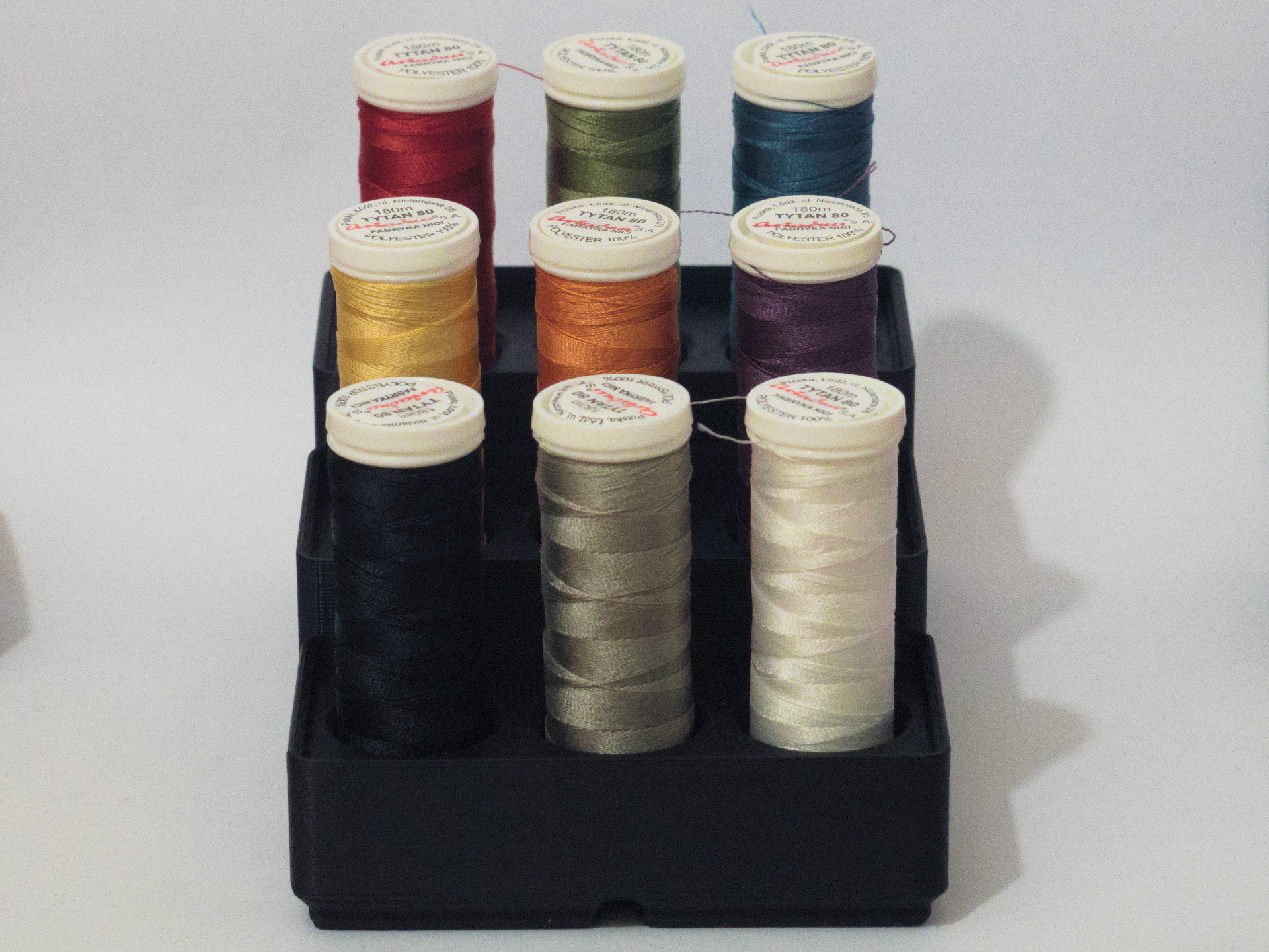 Gridfinity sewing thread holder | 1x2 1x1