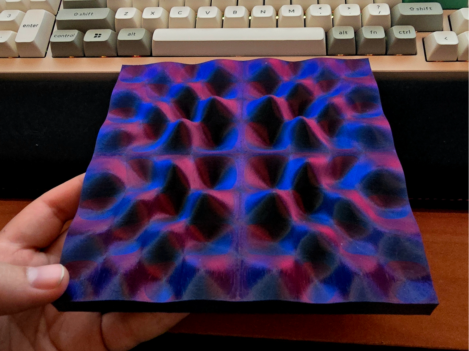 Sine Wave Surface Function Trippy Art