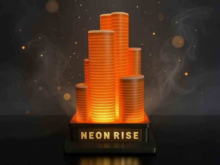 Neon Rise - Skyline Desk Lamp