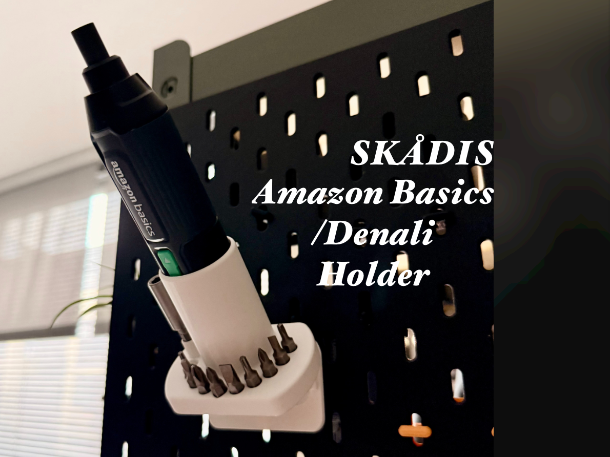 Spacesaving Amazon Basic Screwdriver Skådis Holder