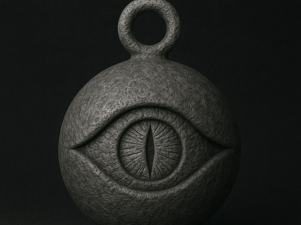Kurama Eye truth seeker orb double sided necklace
