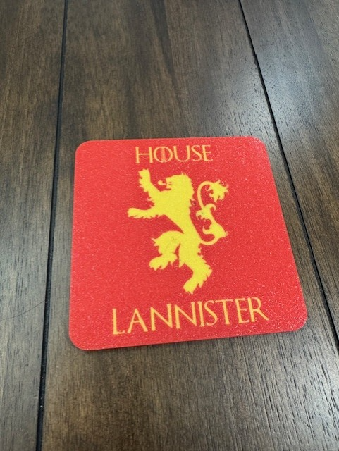 Game of Thrones House Lannister Coaster