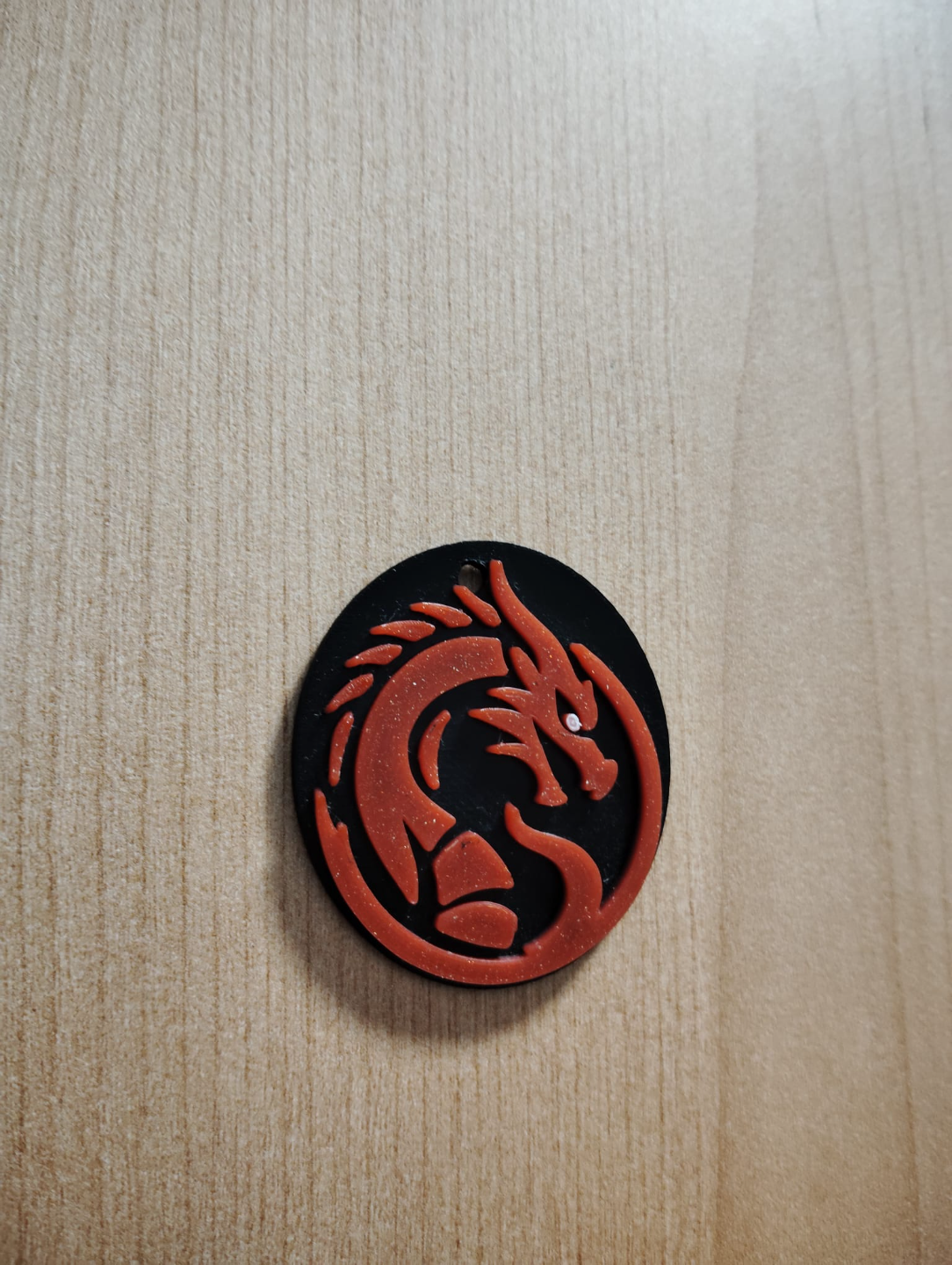 Red Dragon Keychain