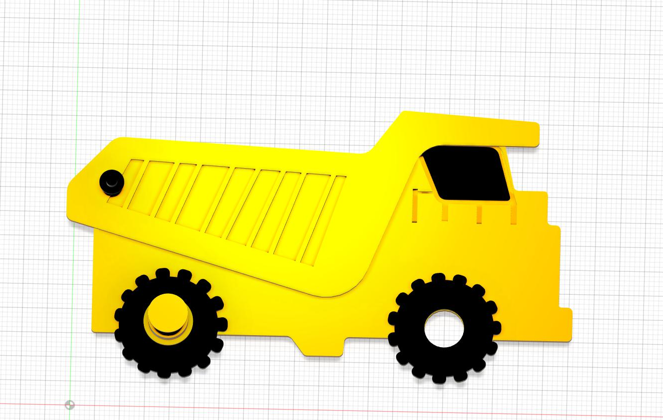 CARRO CONSTRUCCION PARA INVITACION FIESTA