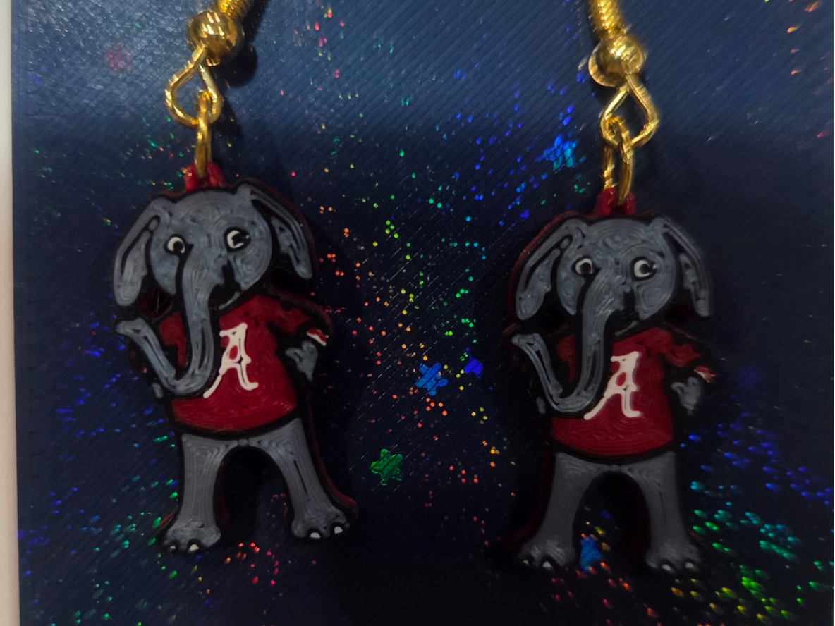 Big Al Earring And Keychain