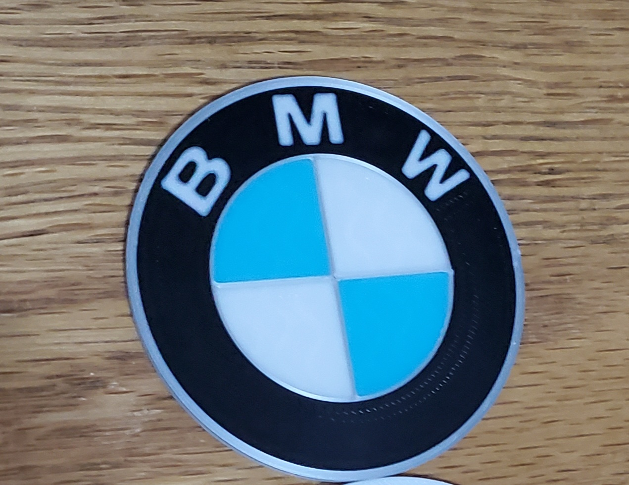 BMW Coaster printed face down