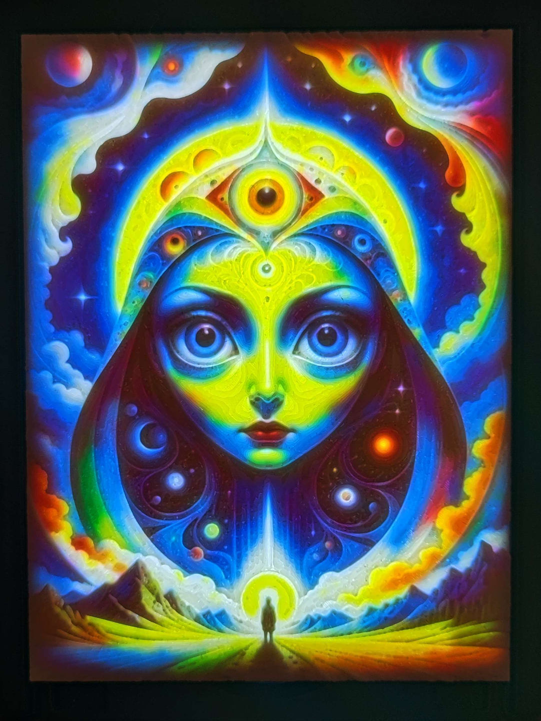 Lithophane | "Guide" | Surrealism Artwork | 2024