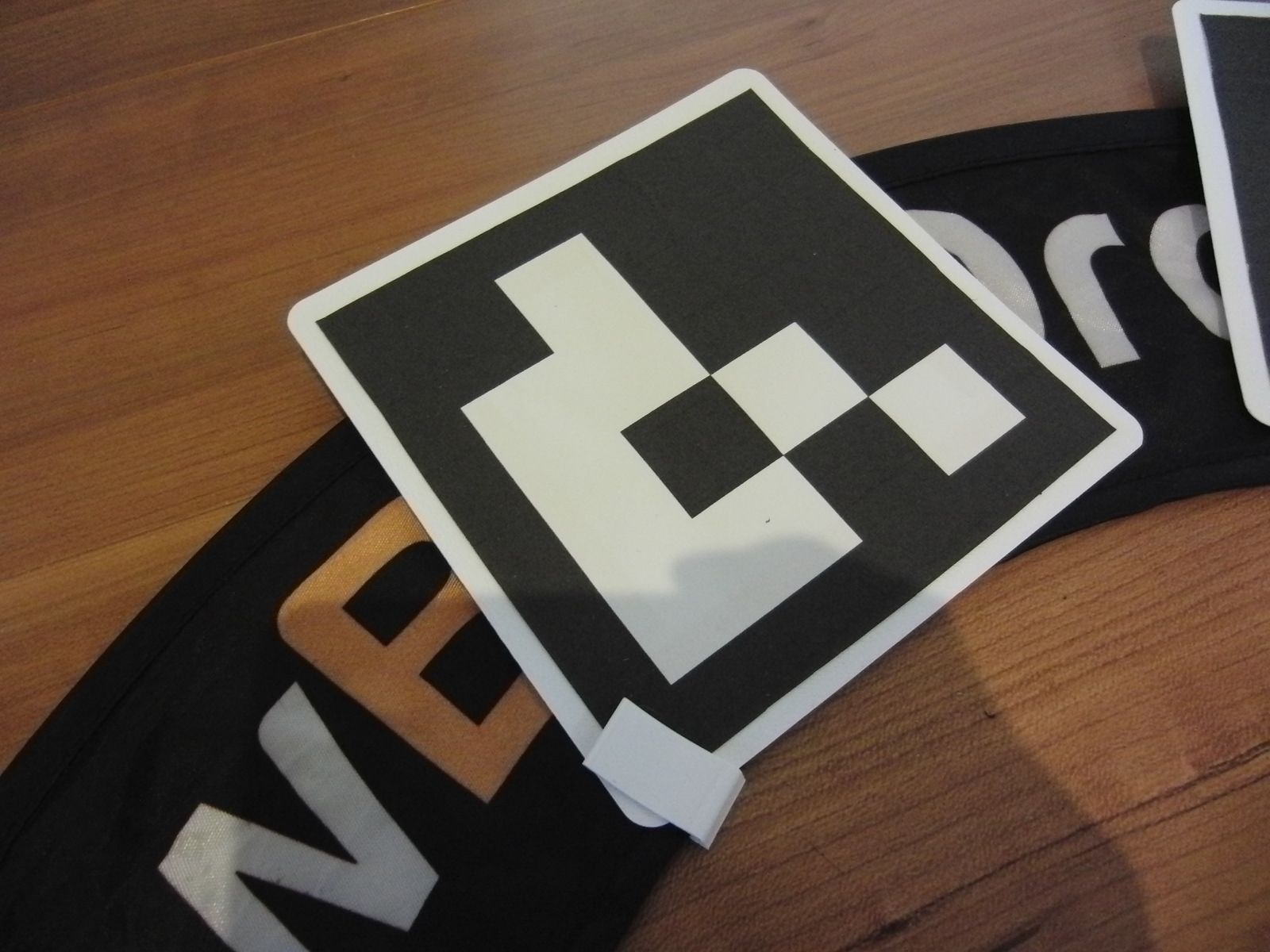 AR marker plate & clip for Tiny View Plus