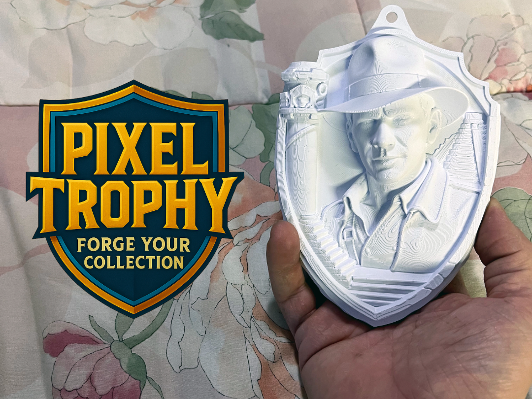 Pixel Trophy - Indiana Jones
