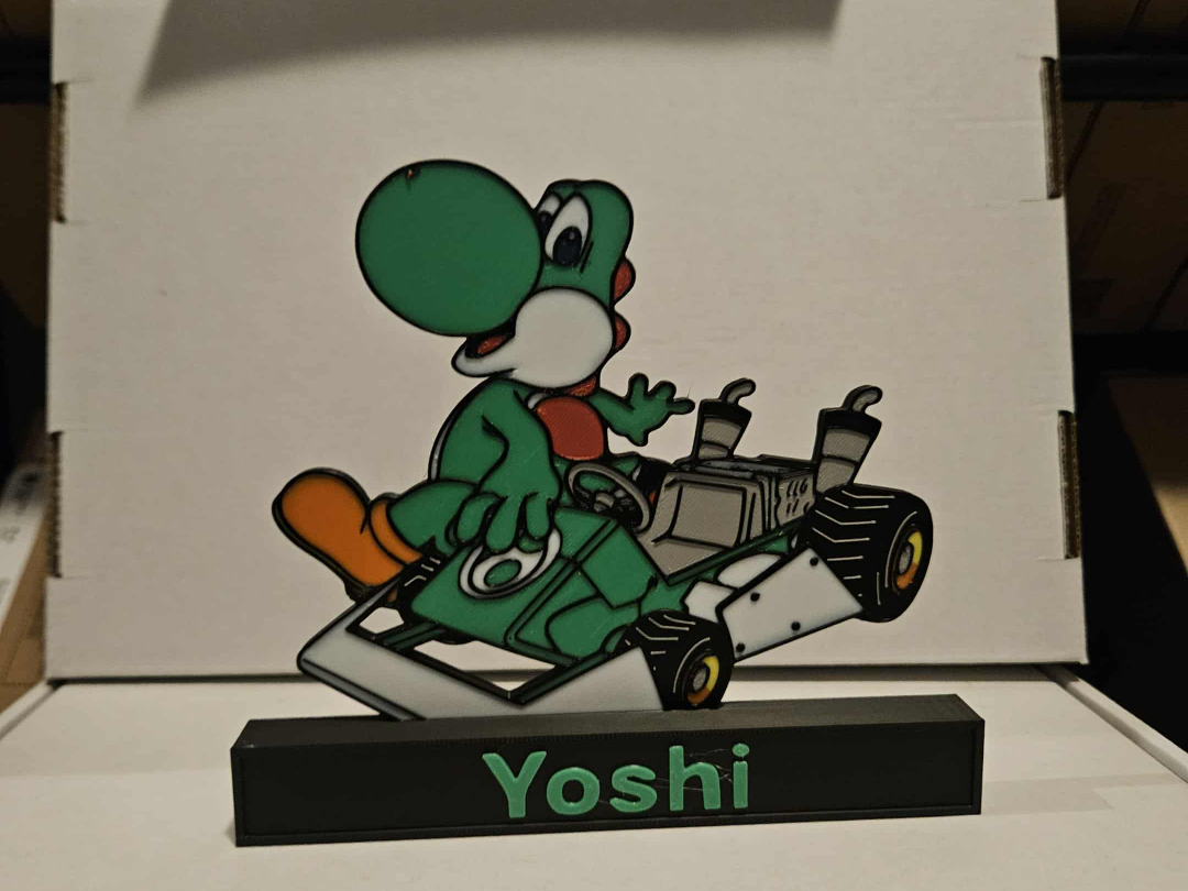 Mario kart - Yoshi Display!
