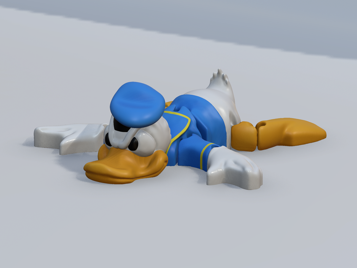 Articulated Donald Duck - No Supports