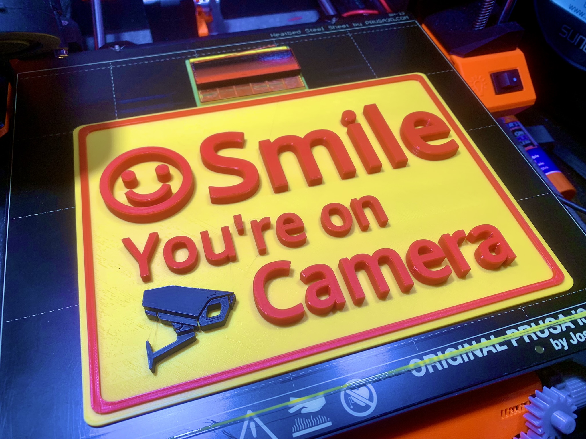 Smile - You're on Camera Signage