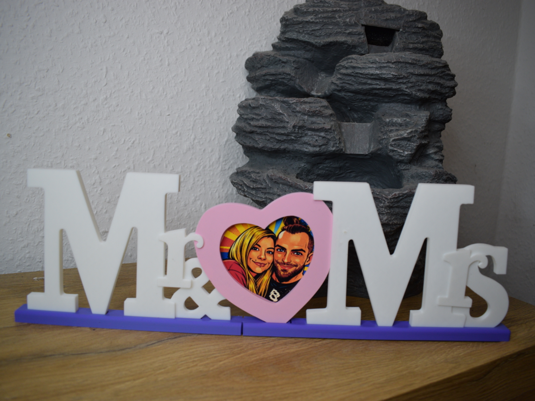 Mr & Mrs Photo Frame - Valentinstags Fotorahmen