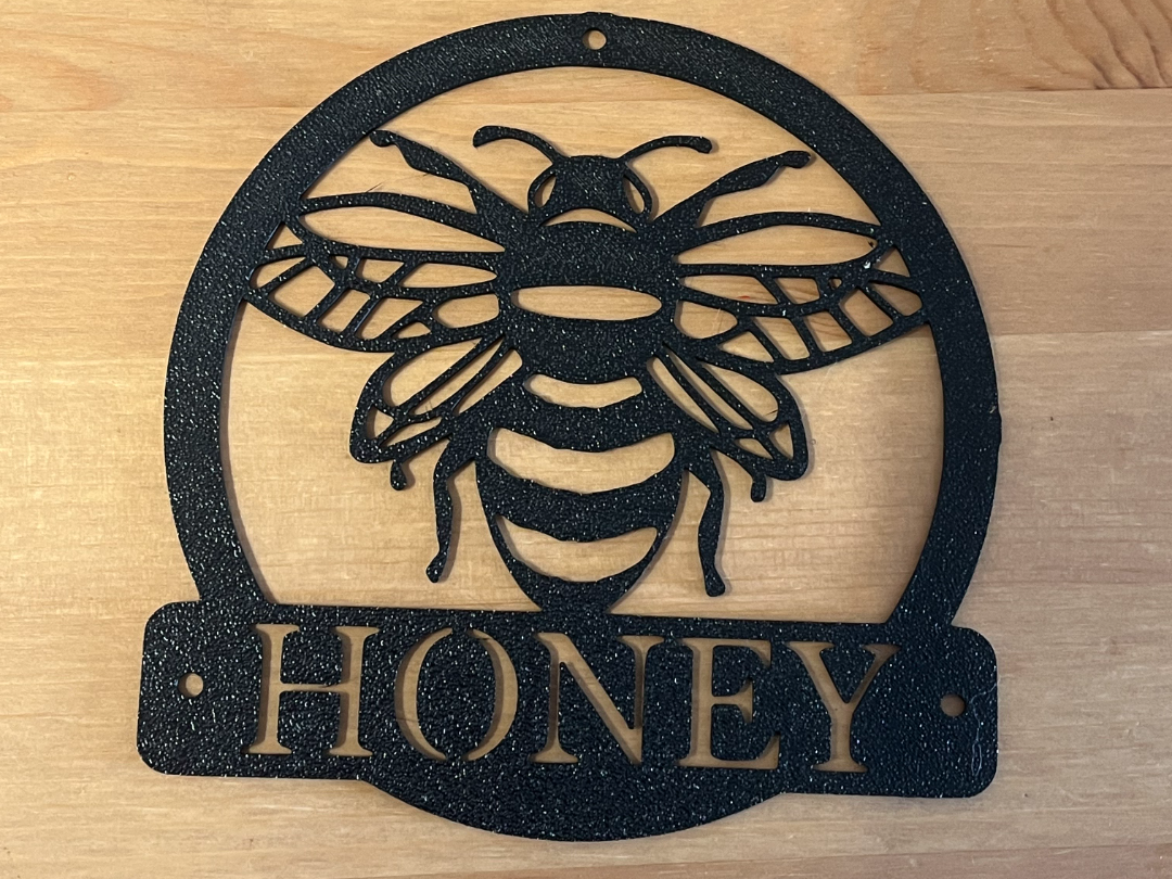 honey bee wall art
